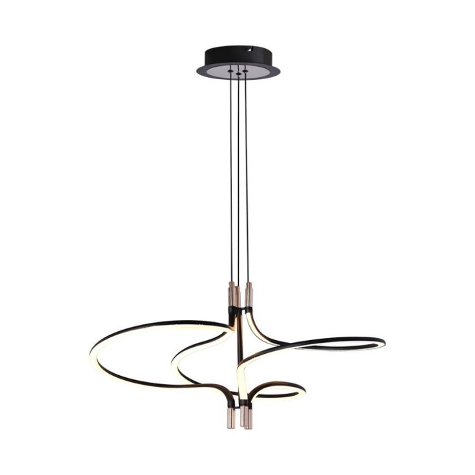LED Designer Pendant Lampholder Plated Gold + Black Body LED Designer Pendant Lampholder Plated Gold + Black Body