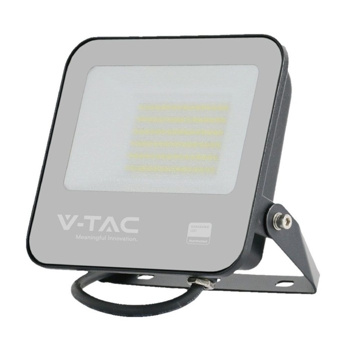 50W LED Floodlight SMD SAMSUNG CHIP 1m Wire Black Body Grey Frosted Glass 6500K 50W LED Floodlight SMD SAMSUNG CHIP 1m Wire Black Body Grey Frosted Glass 6500K
