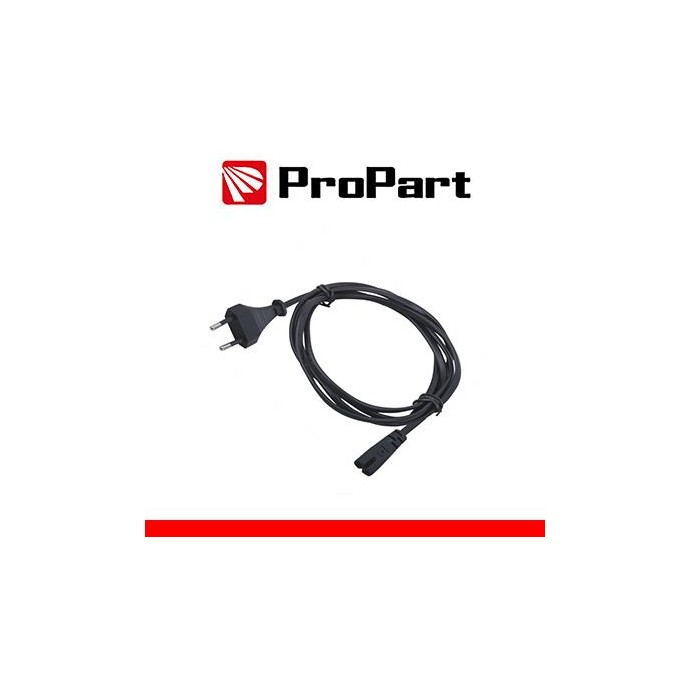 Cavo di alimentazione bipolare H05W-F 2G0.75mm*2m spina 10A Cavo di alimentazione bipolare H05W-F 2G0.75mm*2m spina 10A