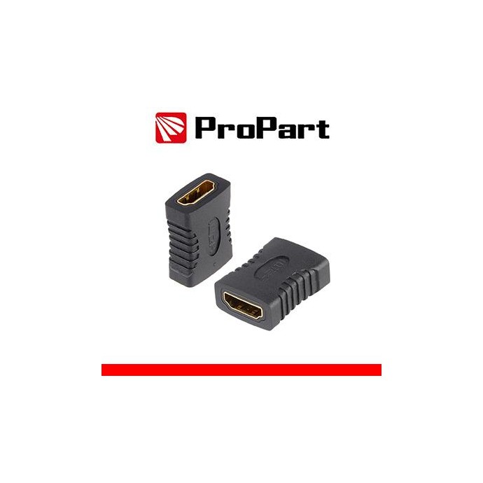 Adattatore Presa HDMI (19PIN) – Presa HDMI (19PIN) dorato Adattatore Presa HDMI (19PIN) – Presa HDMI (19PIN) dorato