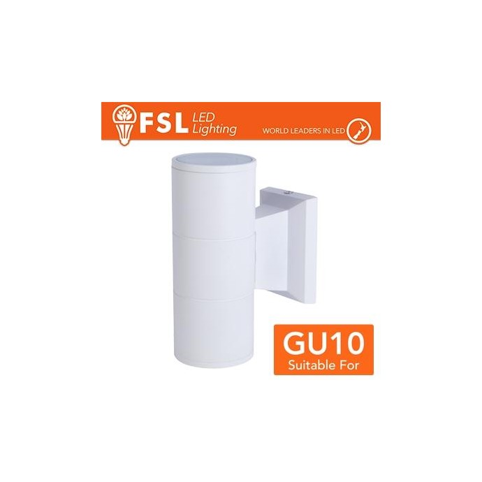 Applique portalampada 2 vie, GU10 IP54 - BIANCO Applique portalampada 2 vie, GU10 IP54 - BIANCO