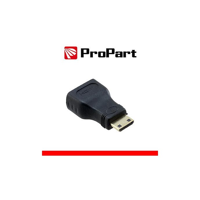Adattatore Spina HDMI Mini(tipo C)–Presa HDMI(19PIN) dorato Adattatore Spina HDMI Mini(tipo C)–Presa HDMI(19PIN) dorato