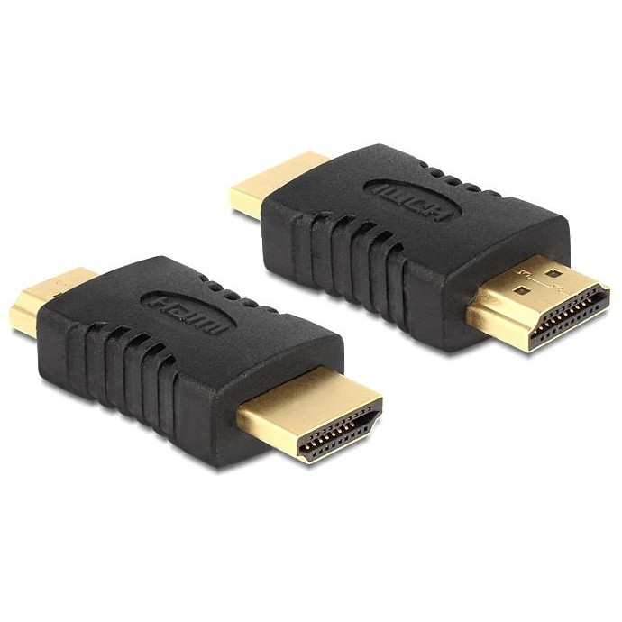 Adattatore Spina HDMI (19PIN) – Spina HDMI (19PIN) dorato Adattatore Spina HDMI (19PIN) – Spina HDMI (19PIN) dorato