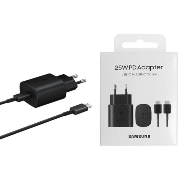 Caricabatteria Originale Samsung EP-TA800XBE 25W con Cavo Caricabatteria Originale Samsung EP-TA800XBE 25W con Cavo