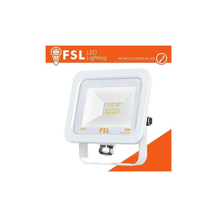 Proiettore per esterni Bianco 10W - IP65 115° 6500K 
