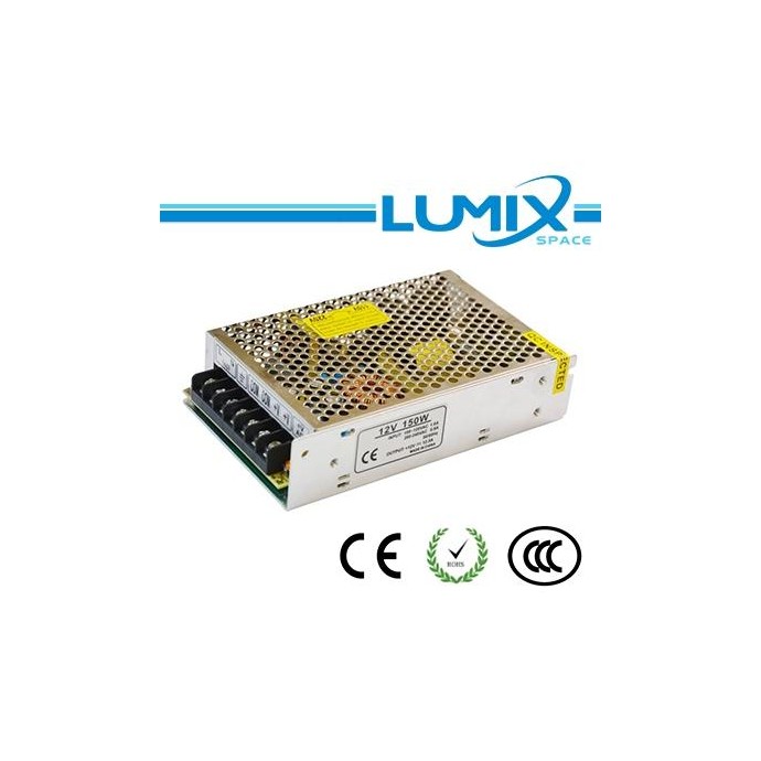 Driver Switching Power Supply Metallico - 150W 12V 12.5A Driver Switching Power Supply Metallico - 150W 12V 12.5A