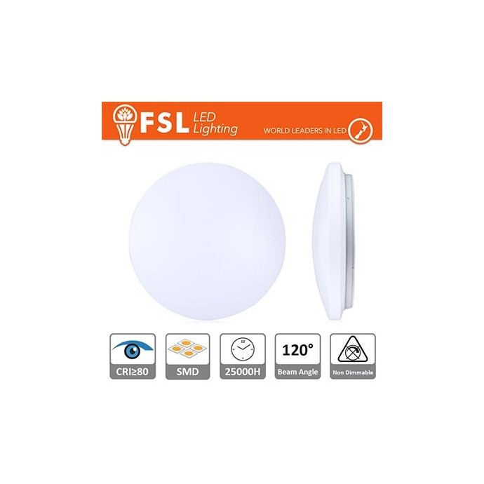 Plafoniera 18W - 6500K 1300LM 120º 300X100mm CRI80