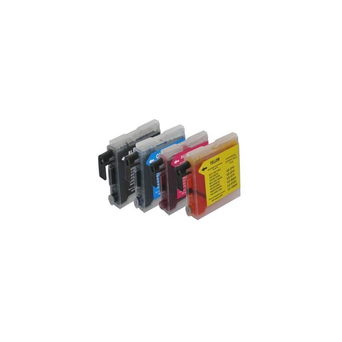 28ML Brother Comp LC51 LC970 LC1000 Ciano Alta Capacita