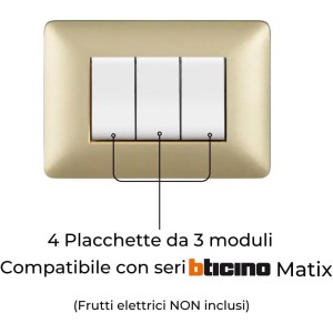PLACCA 3 POSTI