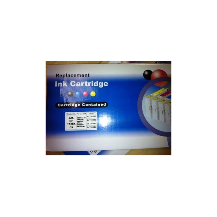 10 Cartucce Compatibili T1281-1282-1283-1284 (4xBk+6 color)