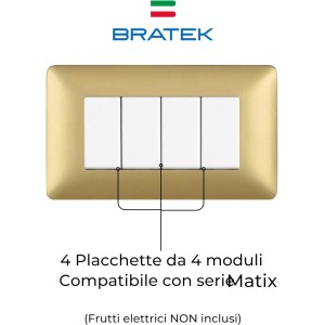 PLACCA 4 POSTI