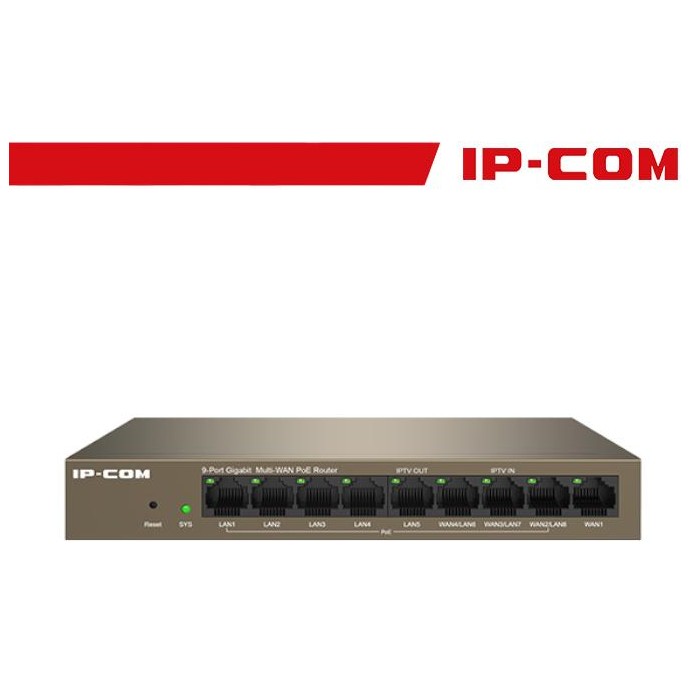 IP-COM Router 8 PoE porte Cloud Managed IP-COM Router 8 PoE porte Cloud Managed