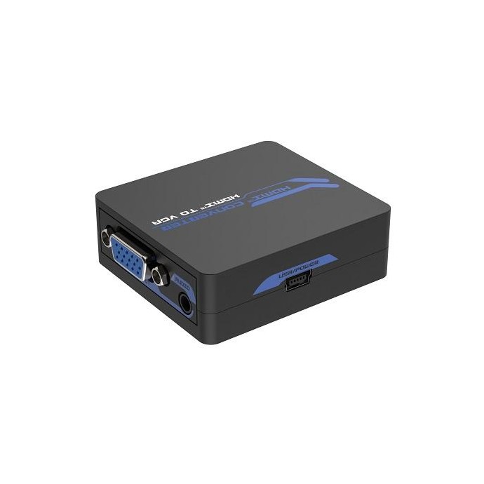 Mini Convertitore attivo da HDMI a VGA+Audio, 1080p Mini Convertitore attivo da HDMI a VGA+Audio, 1080p