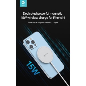Caricatore Magnetico Mag-Safe per iPhone 3A. 15W. Qi
