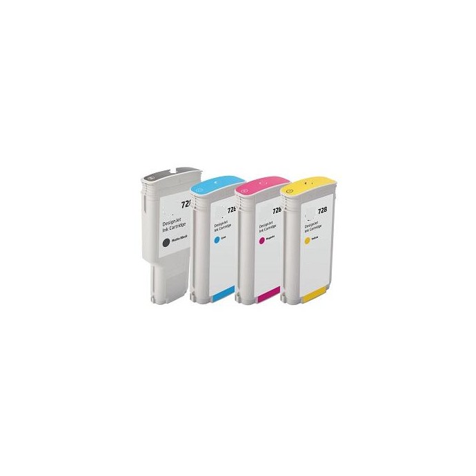 130ml Yellow compa Hp Designjet T730 ,T830 728Y