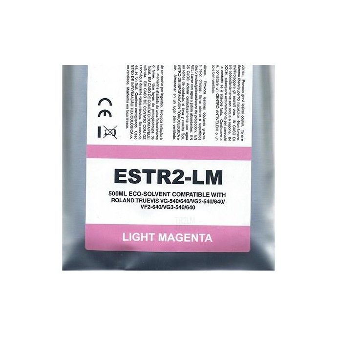 Magente Light Eco-Solvent Bag Compa Roland TrueVIS SG2,VG2,VF2,SG3,VG3500ML Magente Light Eco-Solvent Bag Compa Roland TrueVIS SG2,VG2,VF2,SG3,VG3500ML