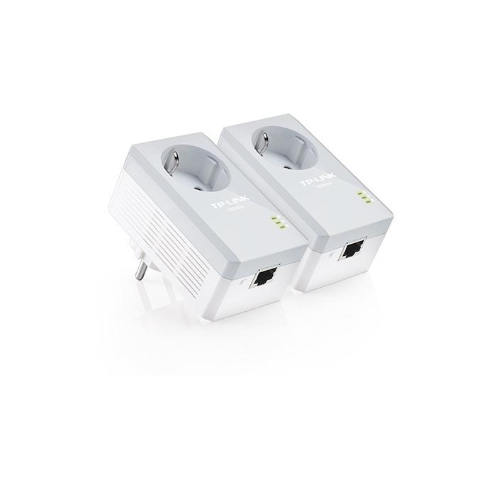 Kit 2 powerline con Shuko passante 1 port LAN TL-PA4010P KIT Kit 2 powerline con Shuko passante 1 port LAN TL-PA4010P KIT