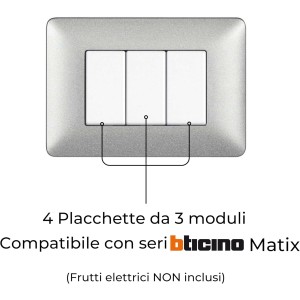 PLACCA 3 POSTI