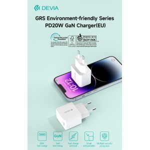 Carica Batteria PD 20W GaN Uscita Tipo-C Certificato GRS