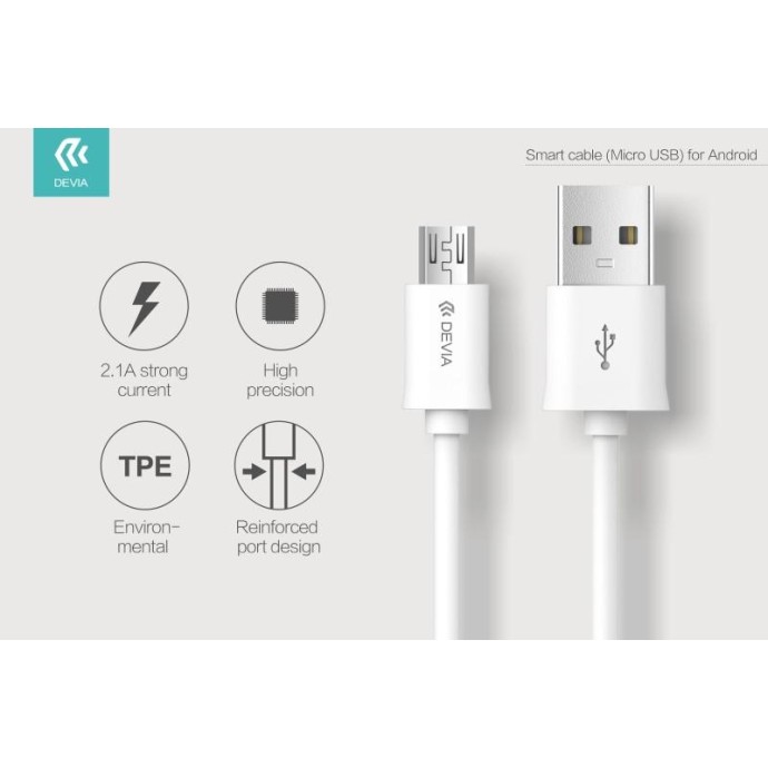 Cavo Devia Smart Micro USB per Android Cavo Devia Smart Micro USB per Android