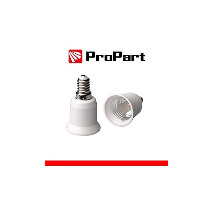 Adattatore per lampada da E14 a E27 - 2A 250V - 40W max Adattatore per lampada da E14 a E27 - 2A 250V - 40W max