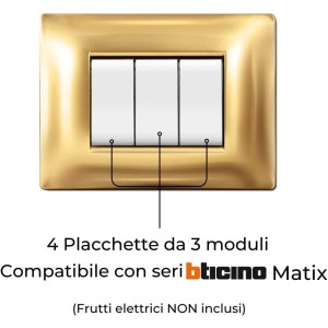 PLACCA 3 POSTI