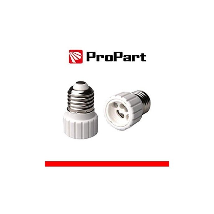Adattatore per lampada da E27 a GU10 - 2A 250V - 40W max Adattatore per lampada da E27 a GU10 - 2A 250V - 40W max