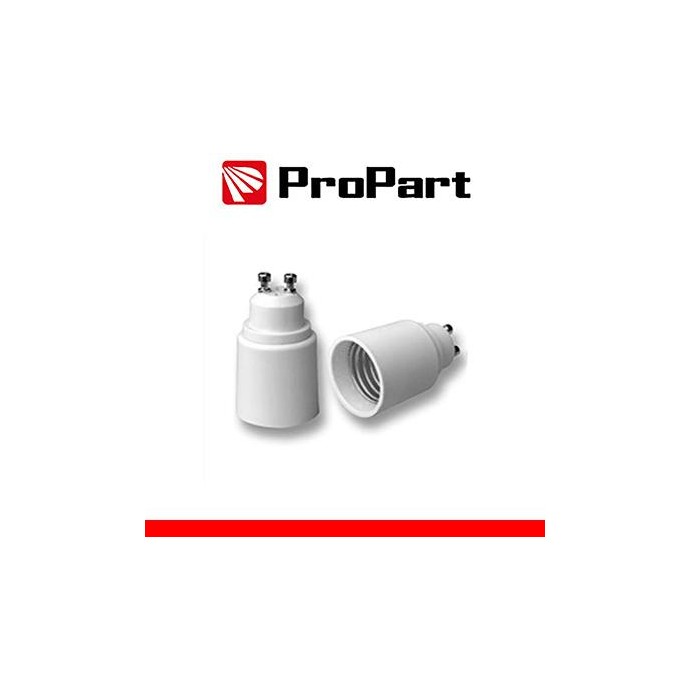 Adattatore per lampada da GU10 a E27 - 2A 250V - 40W max Adattatore per lampada da GU10 a E27 - 2A 250V - 40W max