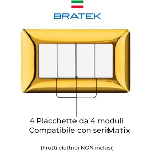 PLACCA 4 POSTI