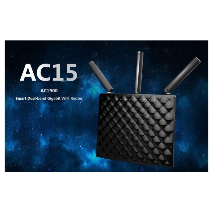 Router Wireless 1900Mbps Dual Band Gigabit USB3.0, AC15