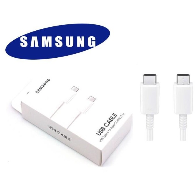 EP-DN975BWE Cavo Samsung Type-C / Tipo-C Bianco 5A 1 mt EP-DN975BWE Cavo Samsung Type-C / Tipo-C Bianco 5A 1 mt