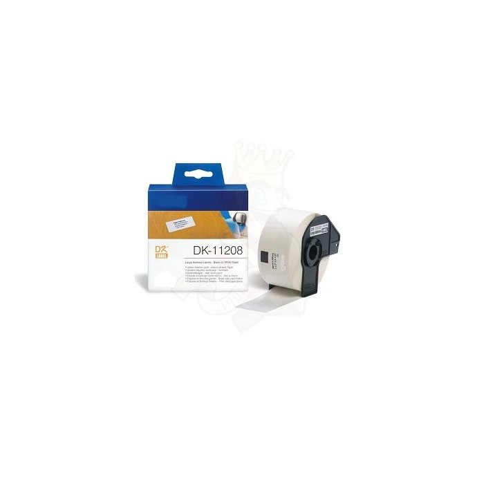 White 38mmX90mm 400psc for Brother P-Touch QL1000 1050 1060 White 38mmX90mm 400psc for Brother P-Touch QL1000 1050 1060