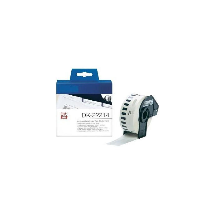 White 12mmX30.48m for Brother P-Touch QL1000 1050 1060 White 12mmX30.48m for Brother P-Touch QL1000 1050 1060