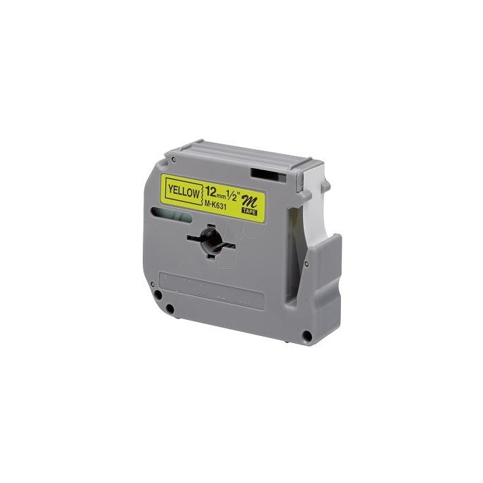 Laminato Black-Yellow 12mmX8m Brother labelMK-631BZ