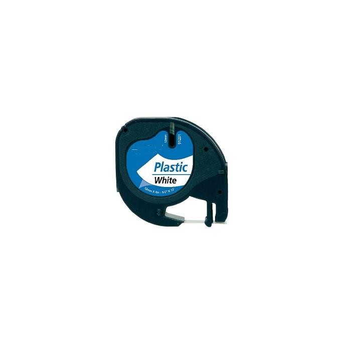 BK-White 12mmX4m Plastica for Dymo 2000,LT100H,QX50S0721660 BK-White 12mmX4m Plastica for Dymo 2000,LT100H,QX50S0721660