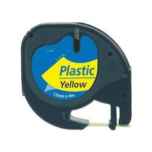 BK-Yellow 12mmX4m Plastica  Dymo 2000,LT100H,QX50S0721670