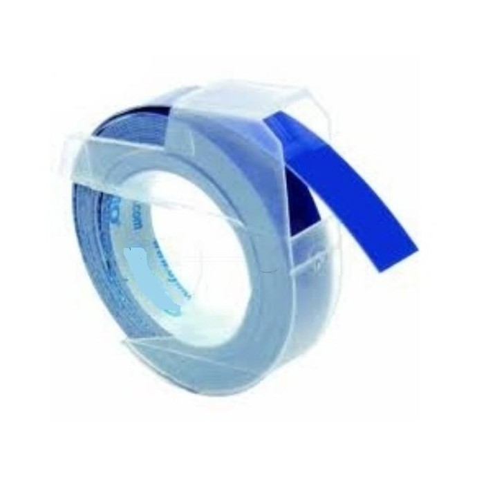 Blue compa Dymo Junior/Omega Nastro a relievo 3D-9MMx3M Blue compa Dymo Junior/Omega Nastro a relievo 3D-9MMx3M