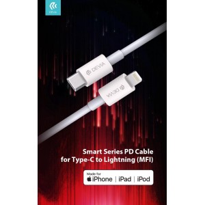 Cavo carica e dati 1,5 m 3A Certific. MFI Tipo-C a Lightning