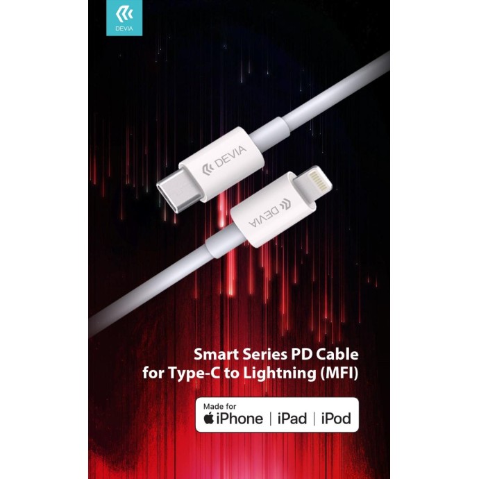 Cavo carica e dati 1,5 m 3A Certific. MFI Tipo-C a Lightning Cavo carica e dati 1,5 m 3A Certific. MFI Tipo-C a Lightning