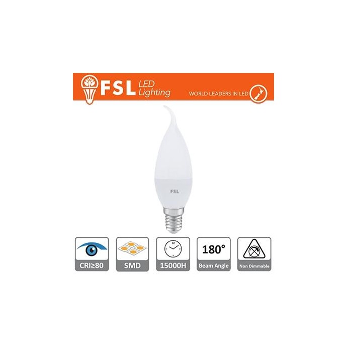 Lampada Colpo di Vento - 5,5W 4000K E14 Lampada Colpo di Vento - 5,5W 4000K E14
