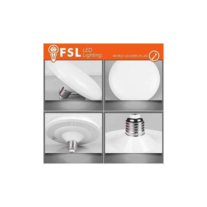Lampada UFO - 16W 6500K 1300LM 150x88mm CRI80 E27