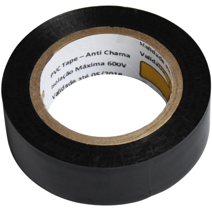 Nastro adesivo isolante PVC elettricista nero 10m - 10pz Nastro adesivo isolante PVC elettricista nero 10m - 10pz