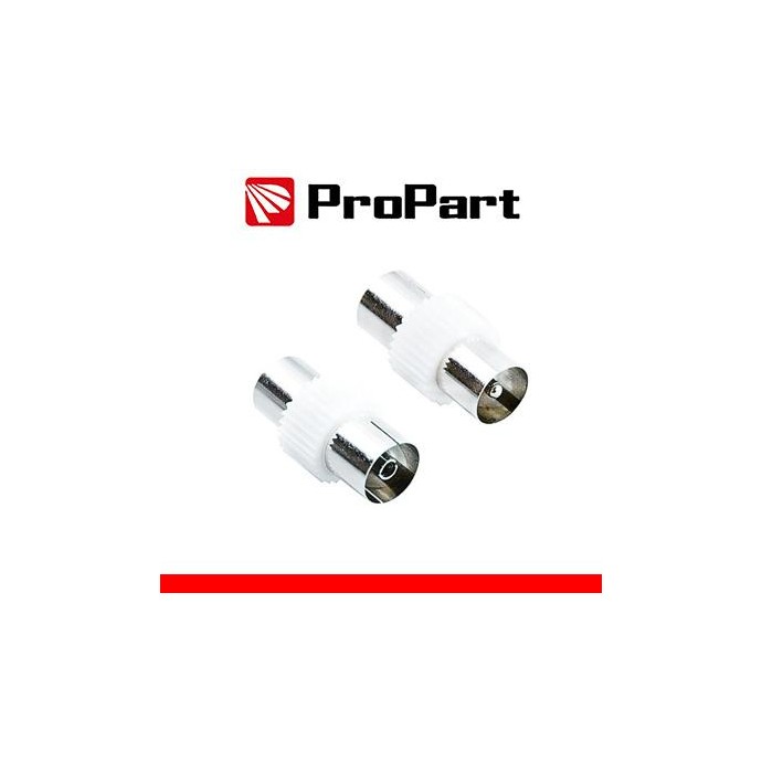 Adattatore antenna TV 75 Ω Spina - Presa 9.5mm Adattatore antenna TV 75 Ω Spina - Presa 9.5mm