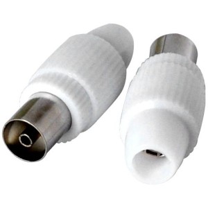 Presa antenna TV 75 Ω 9.5mm new - 2 pezzi