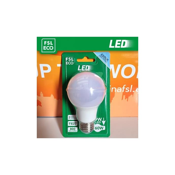 Lampada Goccia BLISTER - 9W 6500K E27 Lampada Goccia BLISTER - 9W 6500K E27