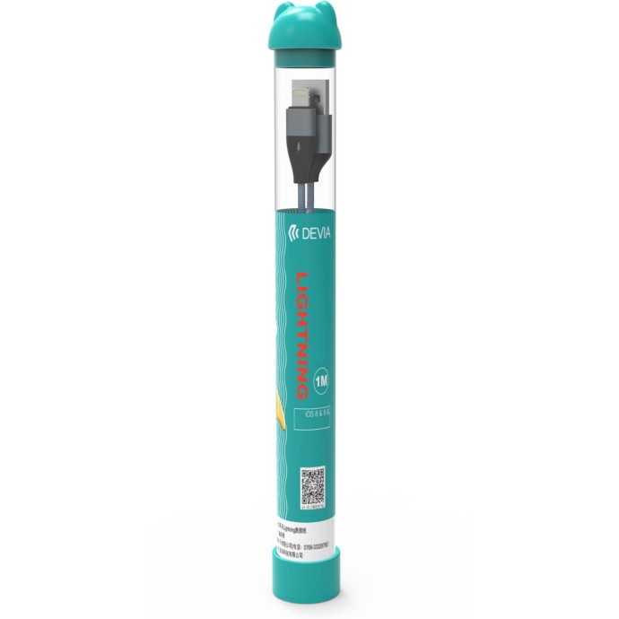 Cavo Bubble da Usb A a Lightning 2A 1 Metro Nero Cavo Bubble da Usb A a Lightning 2A 1 Metro Nero