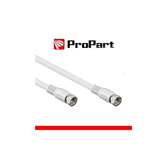 Cavo antenna TV IEC 1.5M SP F -SP F Bianco Cavo antenna TV IEC 1.5M SP F -SP F Bianco