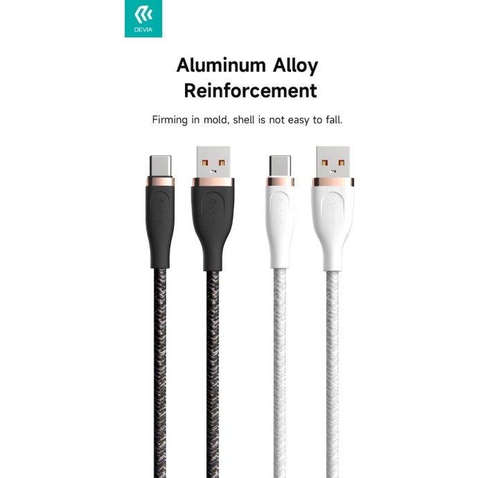 Cavo Intrecciato da Usb a Tipo-C 2,4 A, 1,5 Metri Nero Cavo Intrecciato da Usb a Tipo-C 2,4 A, 1,5 Metri Nero