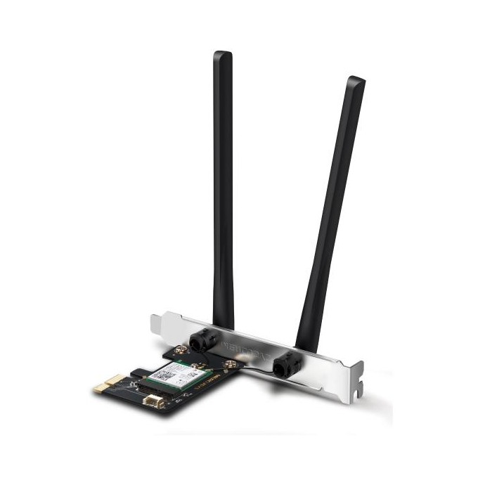 Scheda di rete Wi-Fi 6 AX3000 Bluetooth PCIe Mercusys Scheda di rete Wi-Fi 6 AX3000 Bluetooth PCIe Mercusys