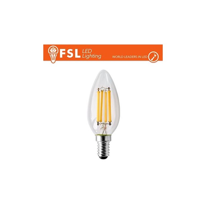 Lampada Filamento Oliva - 4W 2700K E14 470LM Lampada Filamento Oliva - 4W 2700K E14 470LM